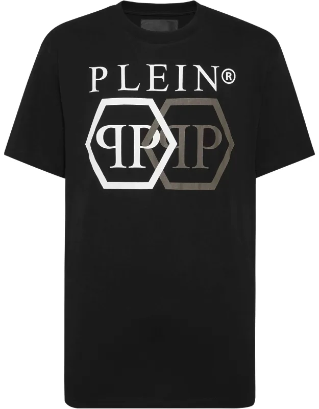T-shirt Round Neck Ss Stones Hexagons