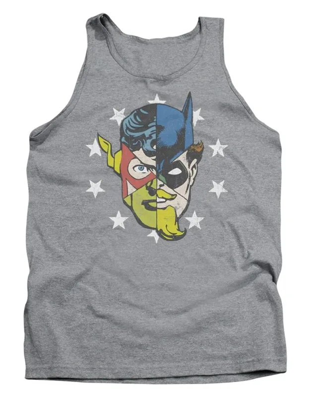 Justice League Of America Face Off Tank Top