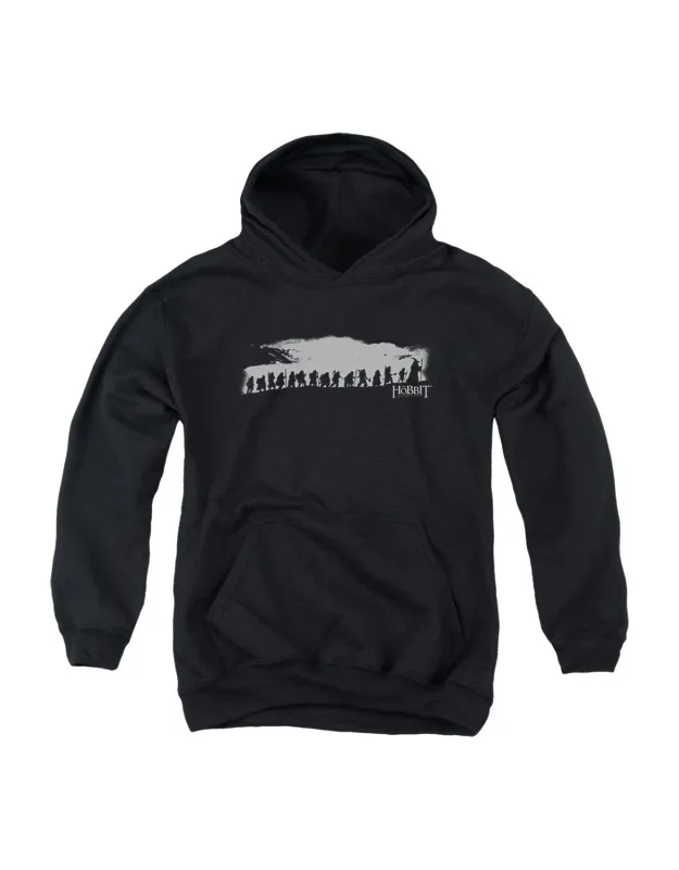 The Hobbit The Company Youth Pull Over Hoodie - Stylish Everyday Wear