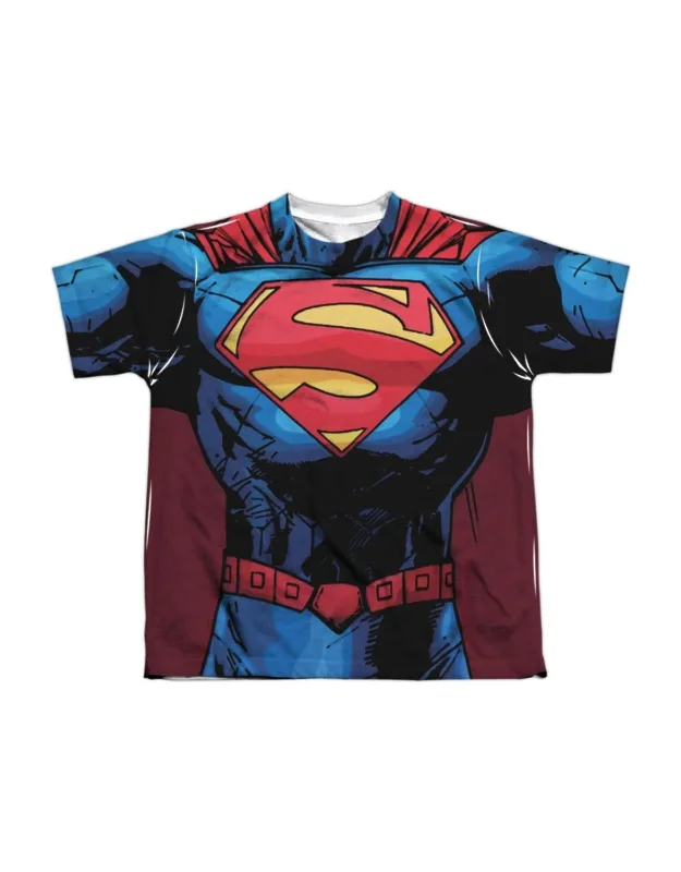 Superman New 52 Short Sleeve Poly Crew Tee - Stylish For Everyday Wear