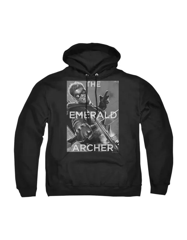 Justice League Of America Trigger Adult Pull Over Hoodie - Stylish For Everyday Wear, 50% Cotton And 50% Polyester