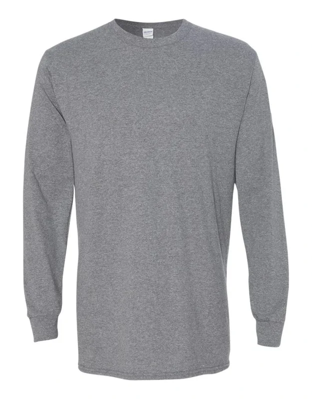 Heavy Cotton Long Sleeve T-shirt, Midweight Fabric, Classic Fit
