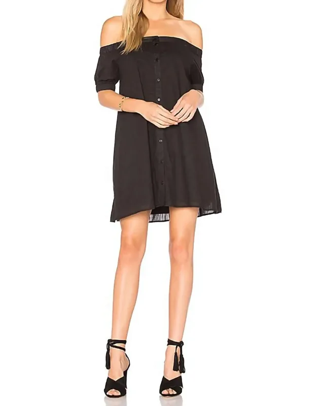 Sun Valley Off Shoulder Mini Dress