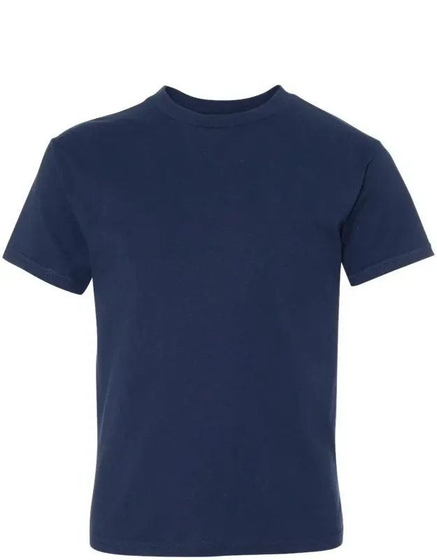 Hanes Perfect-t Youth T-shirt With Clean Canvas Technology And Double-needle Hem