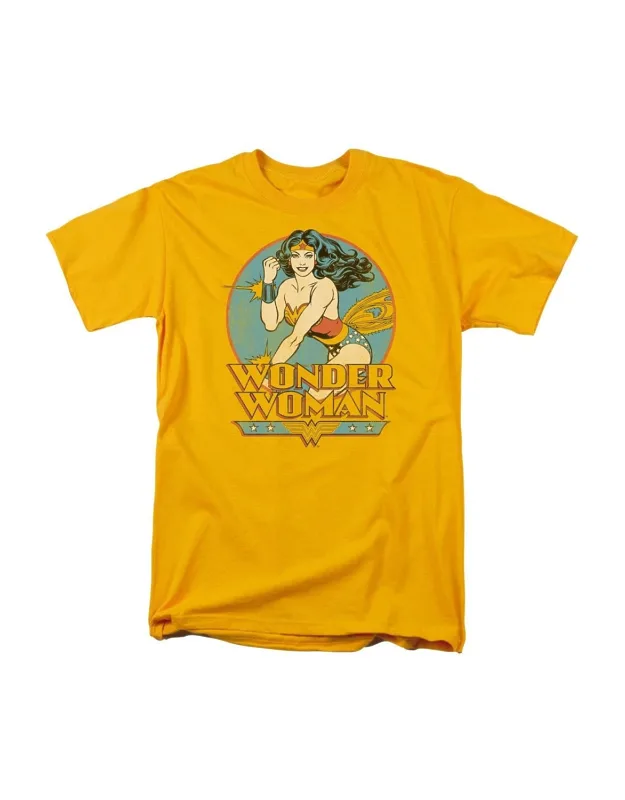 Dc Comics Wonder Woman Short Sleeve Tee - 100% Cotton, Officially Licensed