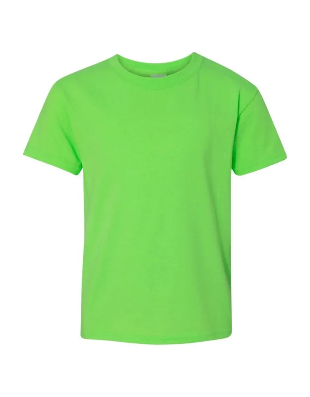 Heavy Cotton Youth T-shirt, Midweight Fabric, Classic Fit