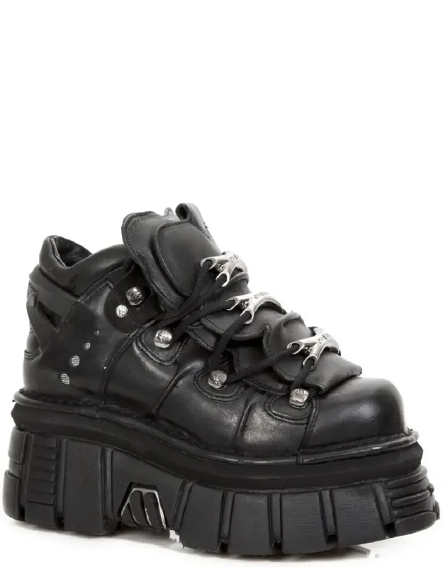 Tower Metallic Goth Shoes
