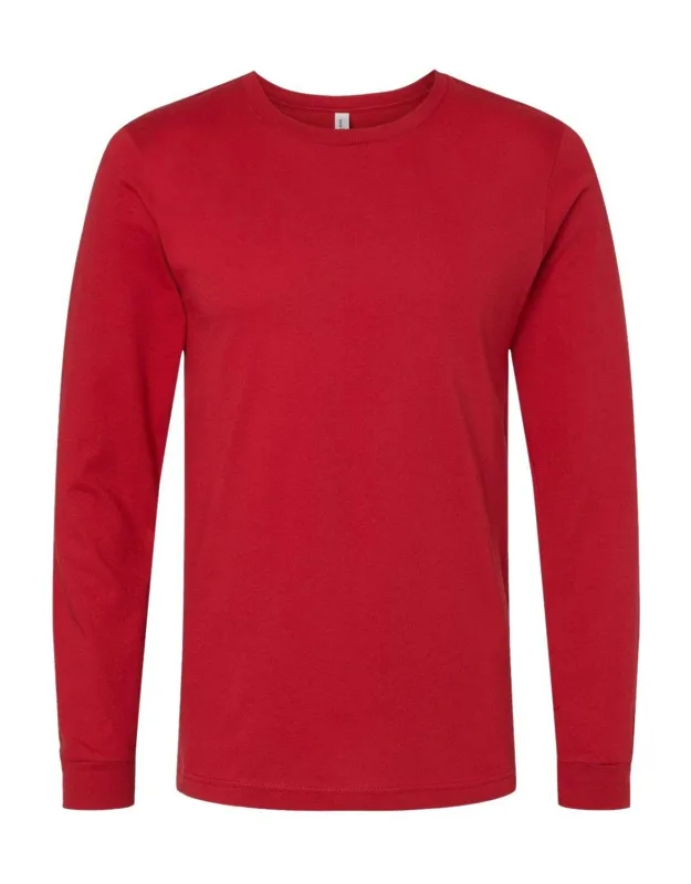 Jersey Long Sleeve Tee, 100% Airlume Combed And Ringspun Cotton, Retail Fit