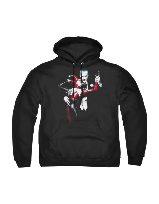 Batman Harley And Joker Adult Pull Over Hoodie / Hooded Sweatshirt - Stylish Everyday Wear