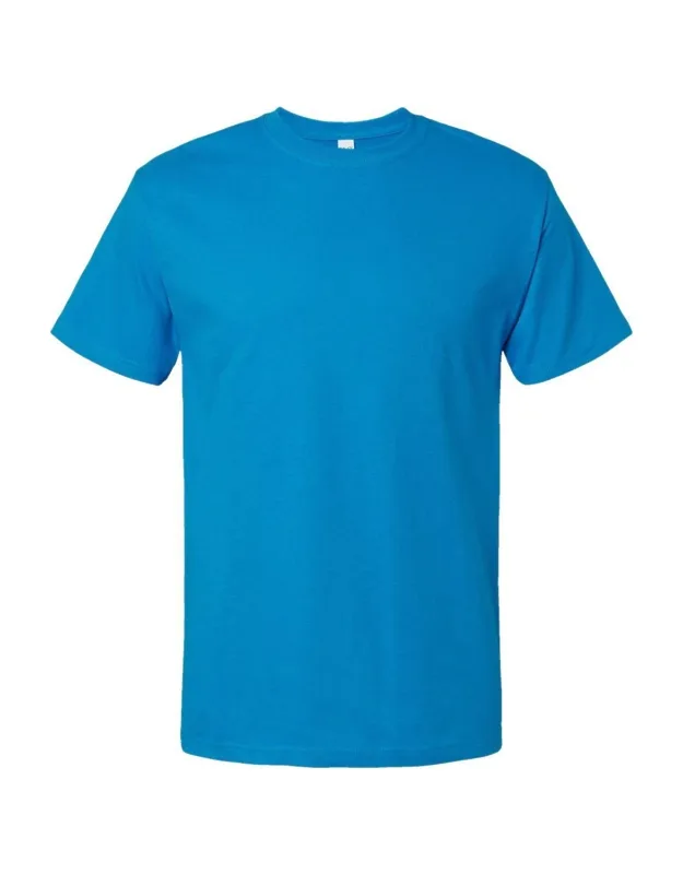 Gold Soft Touch T-shirt, 100% Cotton Preshrunk Jersey, Tear Away Label