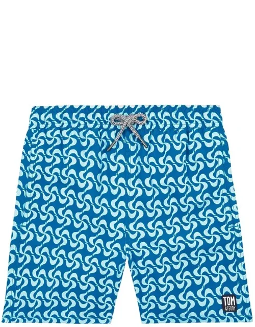 Mediterranean Tiles Swim Shorts