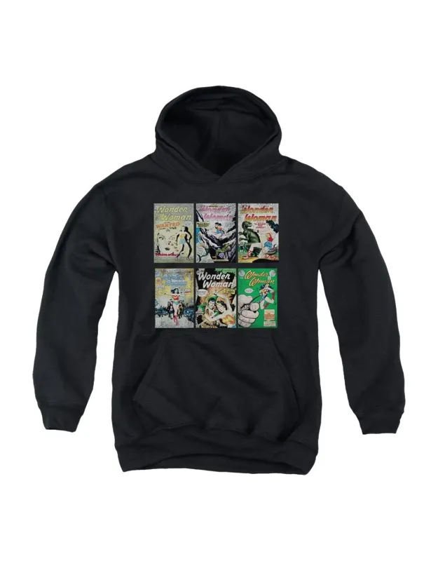 Dc Comics Wonder Woman Covers Pull Over Hoodie - Stylish For Everyday Wear