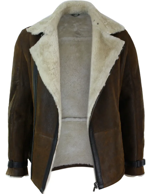 Sheepskin Mid Length Jacket