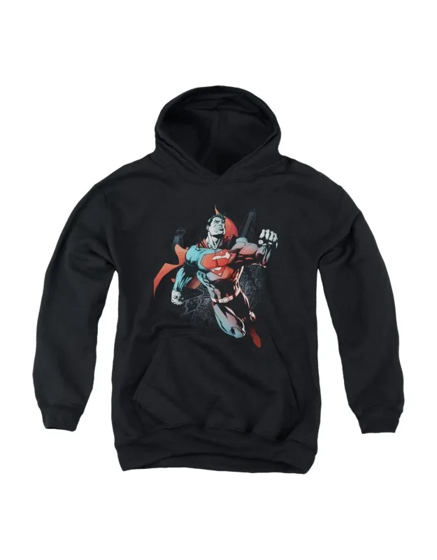 Superman Up In The Sky Pullover Hoodie