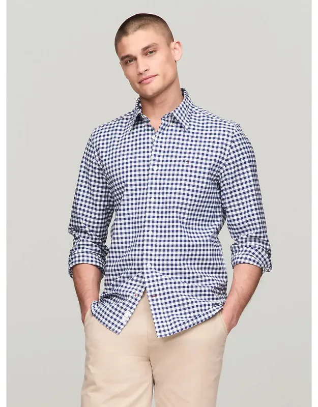 Gingham Regular Fit Oxford Shirt, Classic Easy-going Style