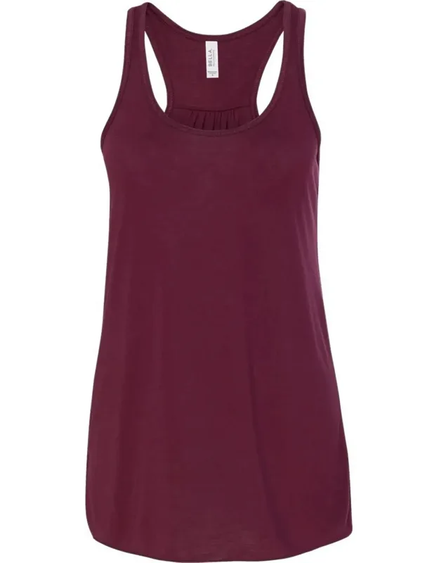 Flowy Racerback Tank - Relaxed Fit, A-line Body