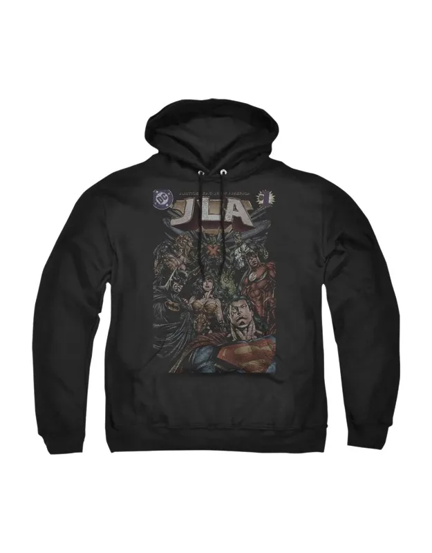 Justice League Of America #1 Cover Hoodie - 50% Cotton, 50% Polyester