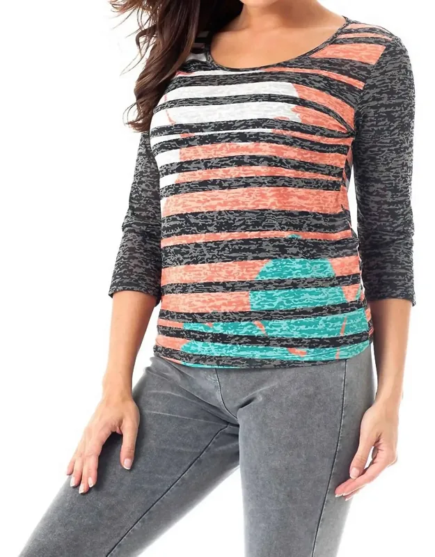 Baseball Stripe Top
