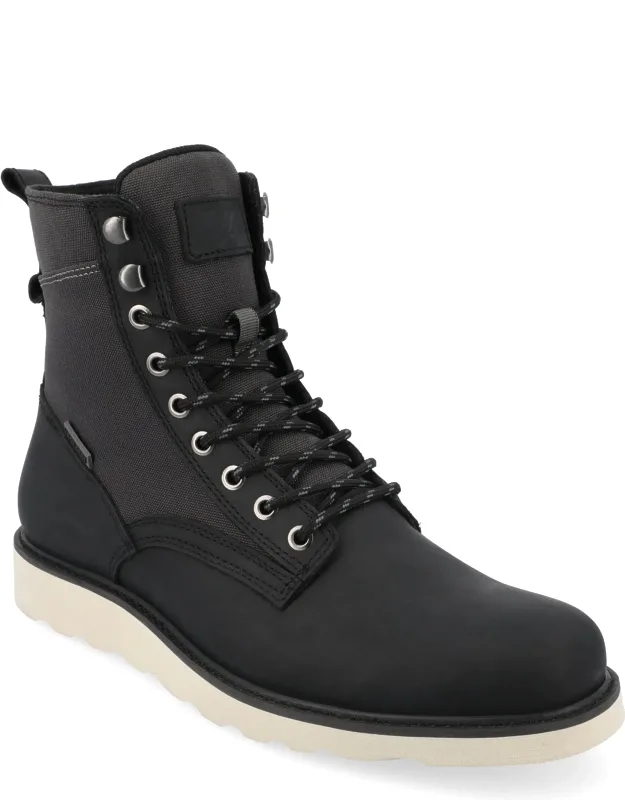 Elevate Water Resistant Plain Toe Lace-up Boot