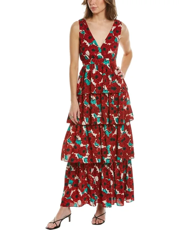 Havana Silk-blend Midi Dress