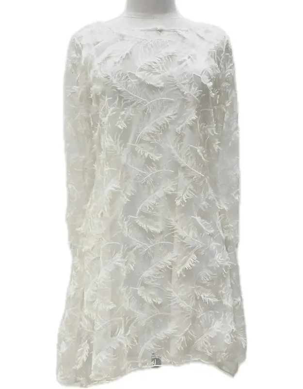 Fluffy Feather Mini Dress