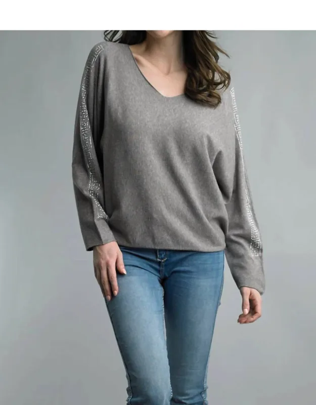Dolman Sleeve Sparkle Sweater
