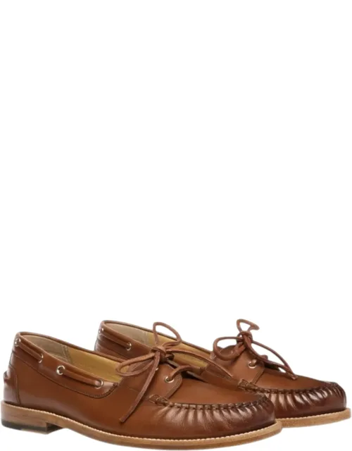 Rimion Leather Boat Loafers