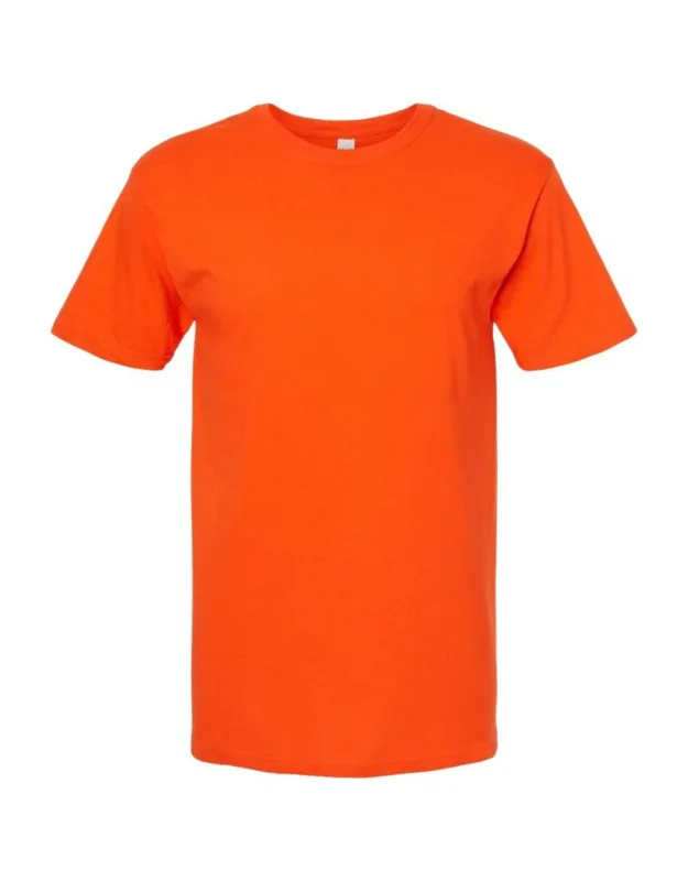 Gold Soft Touch T-shirt - 100% Cotton, Tear Away Label