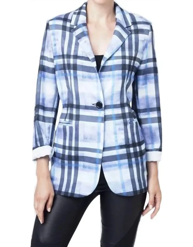 Plaid Blazer