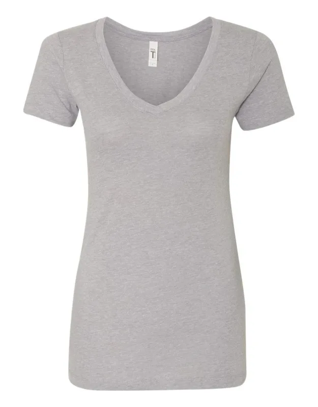 Next Level Ideal V-neck T-shirt 3.9 Oz./yd, 60/40 Combed Ringspun Cotton/polyester