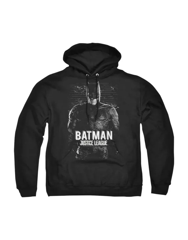 Justice League Movie Batman Pull Over Hoodie / Hooded Sweatshirt, 50% Cotton And 50% Polyester