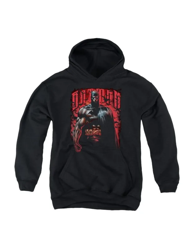 _batman Red Knight Youth Pull Over Hoodie / Hooded Sweatshirt Stylish Easy_