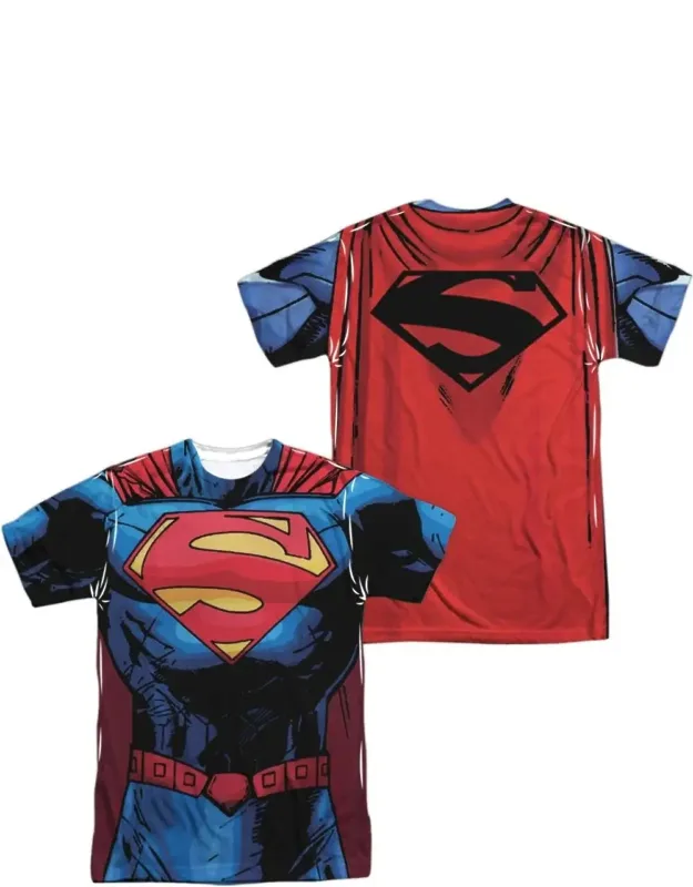 Superman New 52 Short Sleeve Tee - Stylish Everyday Wear, 100% Polyester