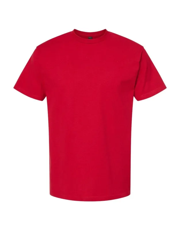 Tultex Jersey T-shirt With Reactive-dyed Fabric And Pre-washed Finish