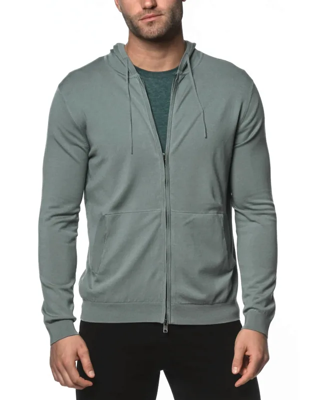 Knitted Zip Hoodie