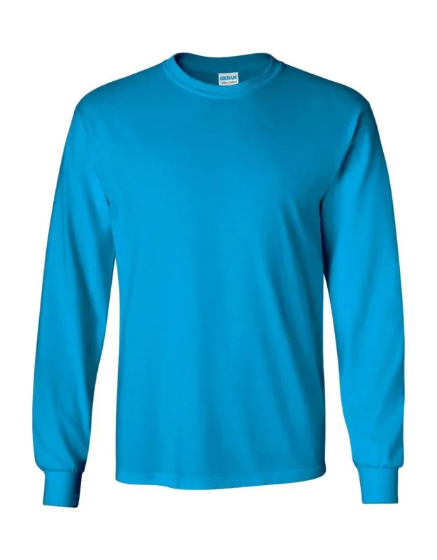 Ultra Cotton Long Sleeve T-shirt - Heavyweight Fabric, Classic Fit