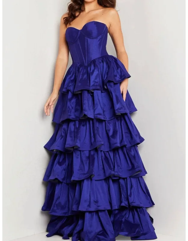 Tiered Strapless Dress