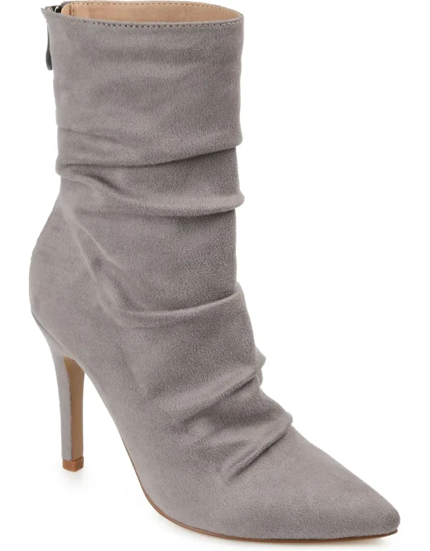 Journee Collection Markie Bootie With Cushioned Footbed And Slim Stiletto Heel