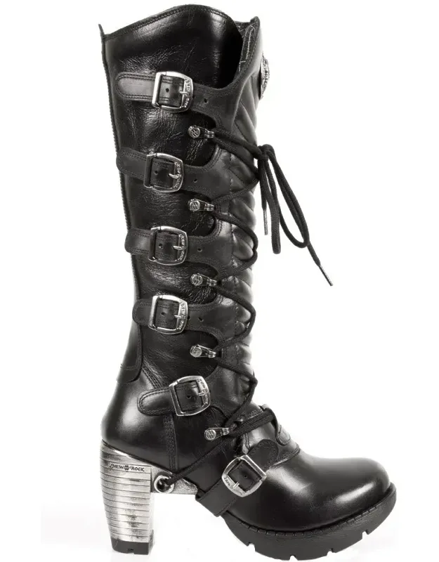 Leather Knee High Boots