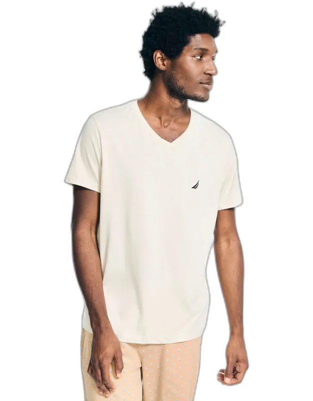 Nautica Heather V-neck T-shirt