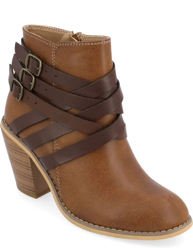 Wide Width Strap Booties