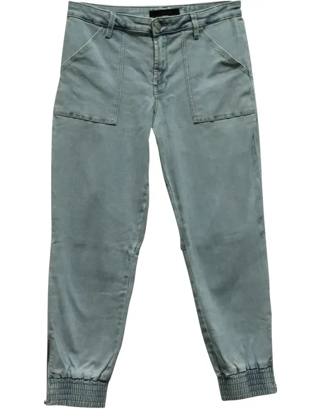 Arkin Cropped Jeans With Jersey Fabric