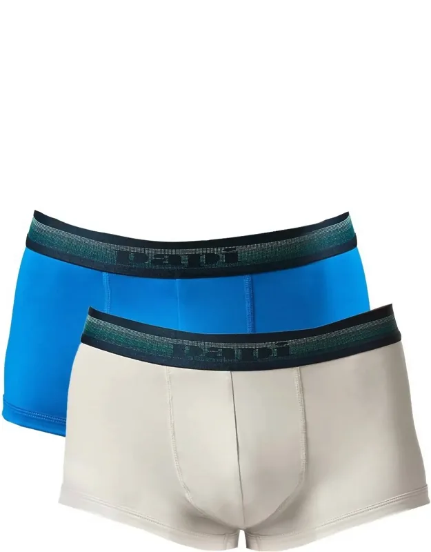 Quiet Gray/skydiver 2-pack Brazilian Trunk Underwear