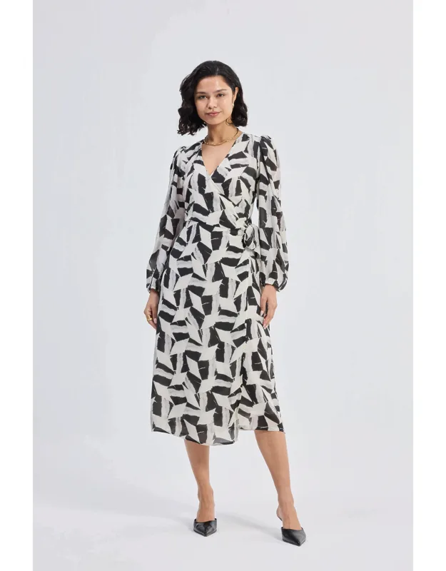 Midi Wrap Dress