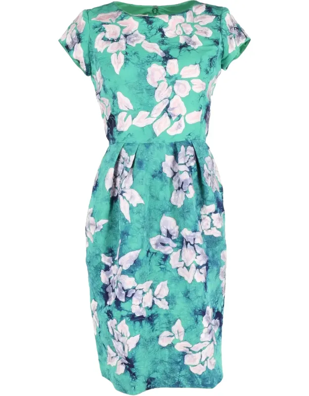 Floral Pencil Skirt Dress