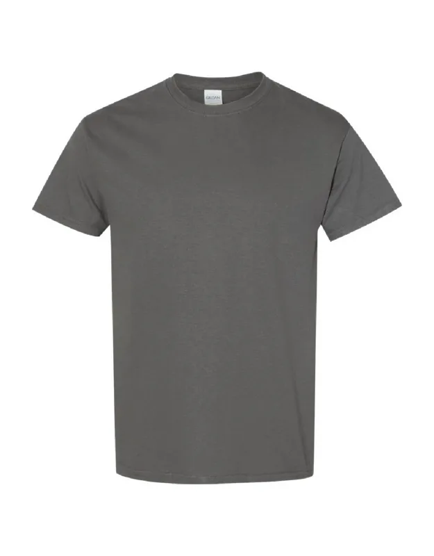 Gildan Heavy Cotton Short-sleeved T-shirt, Crew Neck, Ribbed