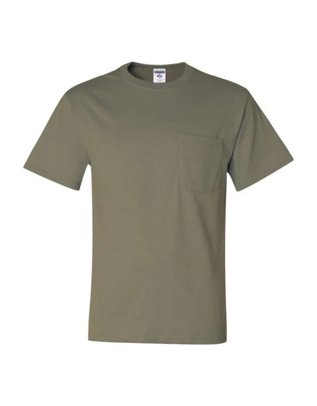 Dri-power T-shirt With A Pocket - Advanced Moisture-management Performance, Noticeably Softer Hand
