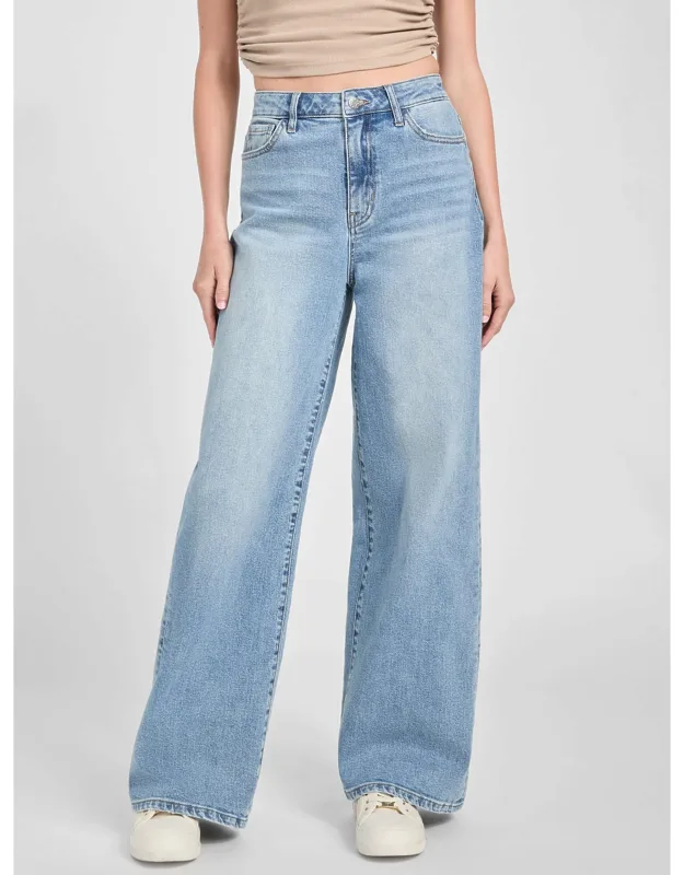 Lisbeth Wide Leg Denim Pants