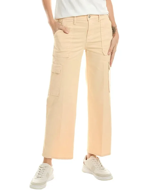 Rosalie Bleached Sand High-rise Wide Leg Jeans