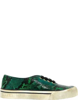 Lyder Snakeskin-effect Leather Sneakers